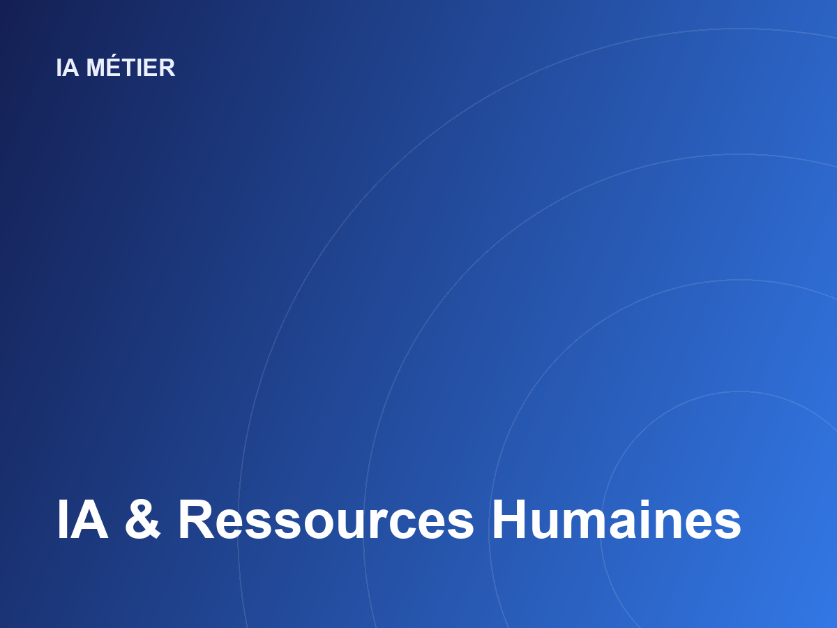 IA & Ressources Humaines